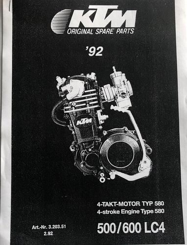 Teileliste LC4  92 Motor