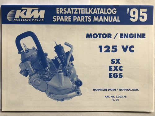 Teilekatalog  Motor 125VC  95