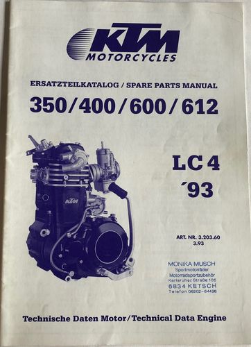 Teilekatalog  Motor LC4   93